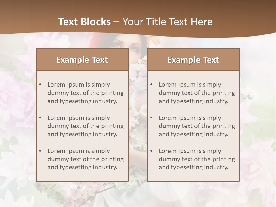 Close Up Cherry Body PowerPoint Template