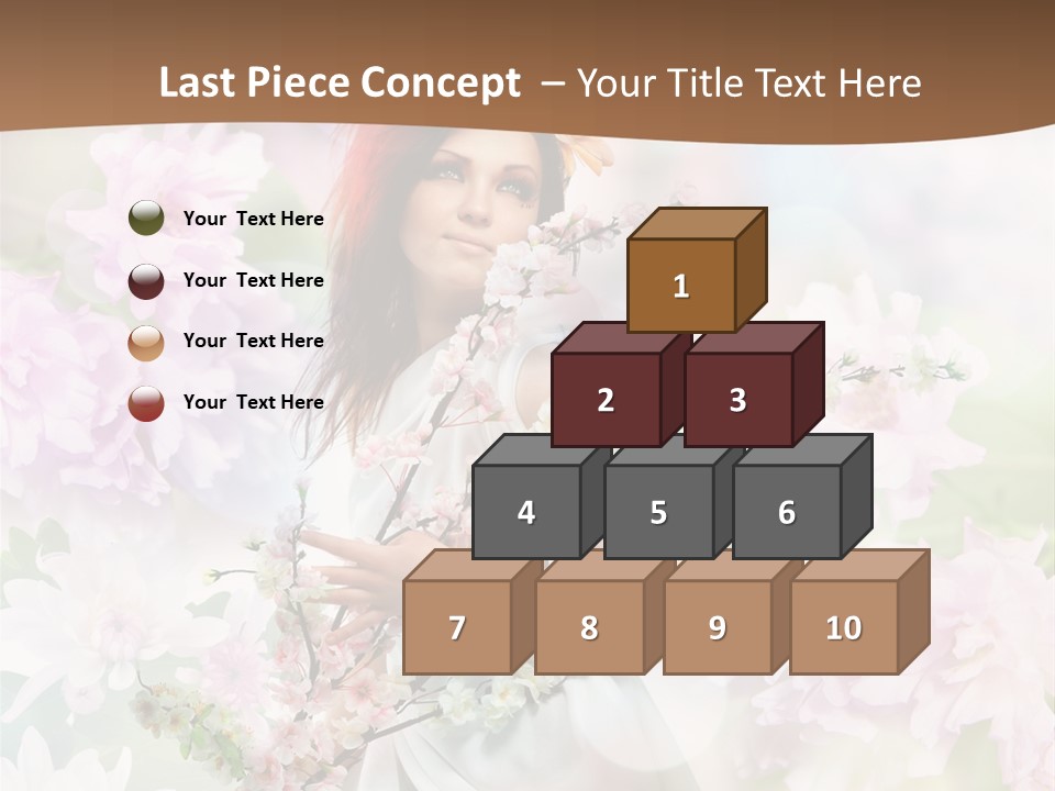 Close Up Cherry Body PowerPoint Template