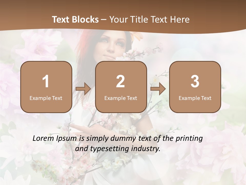 Close Up Cherry Body PowerPoint Template