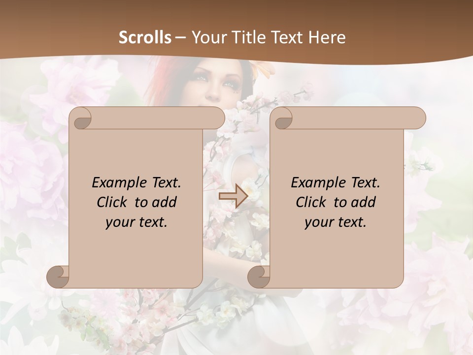 Close Up Cherry Body PowerPoint Template