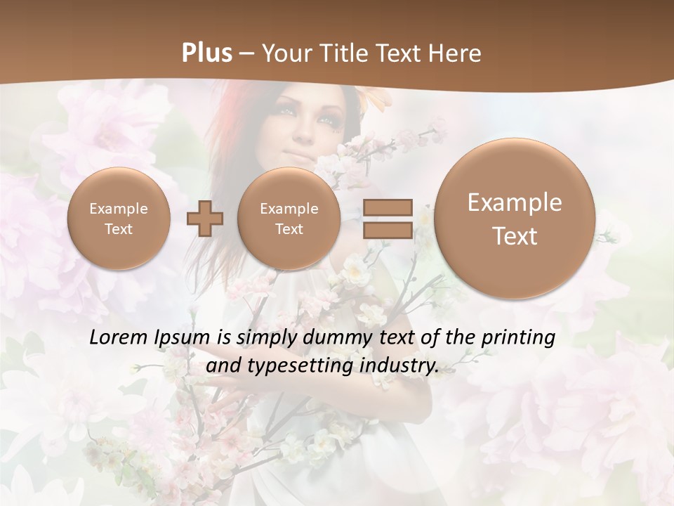 Close Up Cherry Body PowerPoint Template