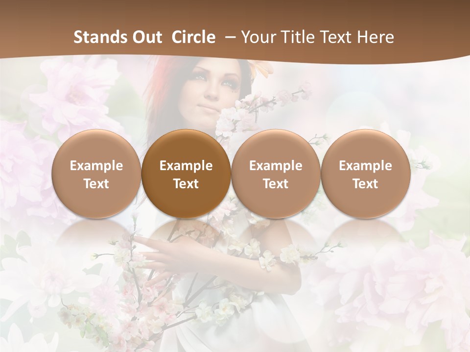 Close Up Cherry Body PowerPoint Template