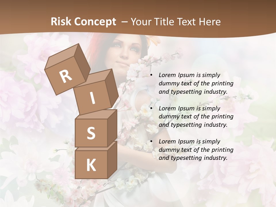 Close Up Cherry Body PowerPoint Template