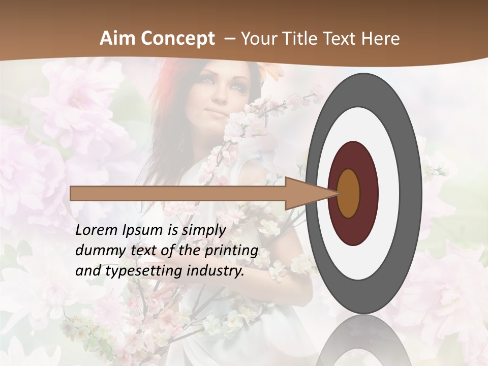 Close Up Cherry Body PowerPoint Template