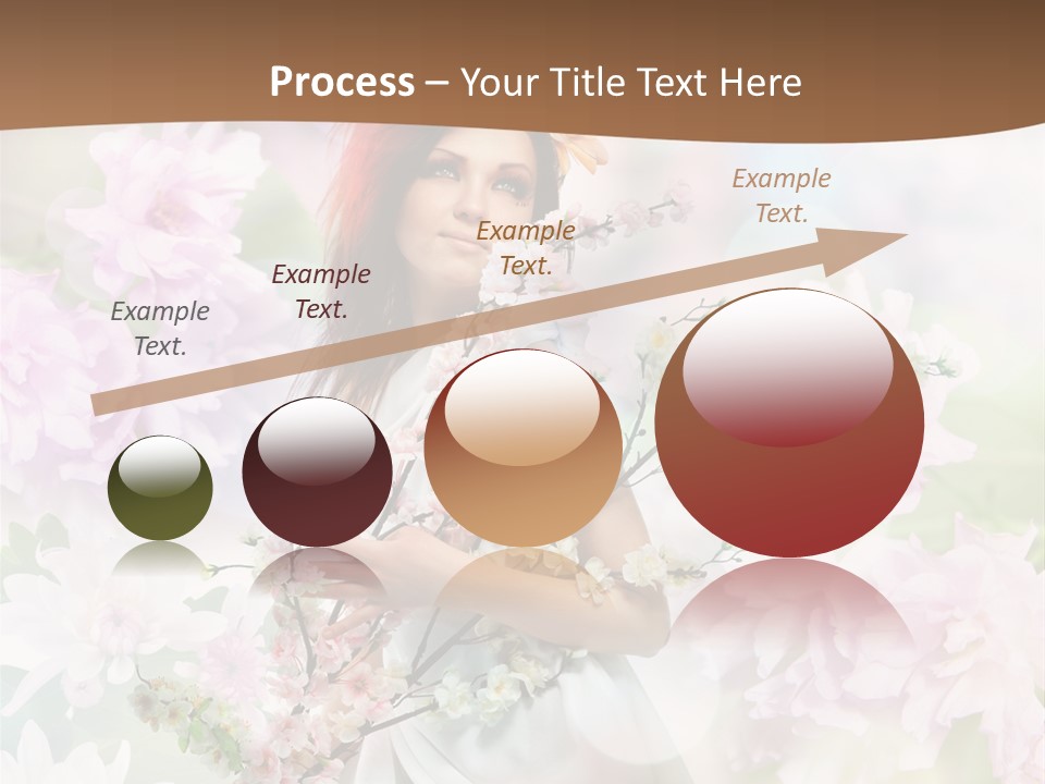 Close Up Cherry Body PowerPoint Template