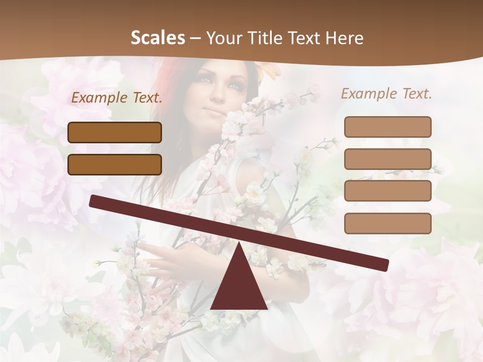 Close Up Cherry Body PowerPoint Template