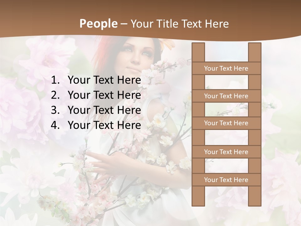 Close Up Cherry Body PowerPoint Template