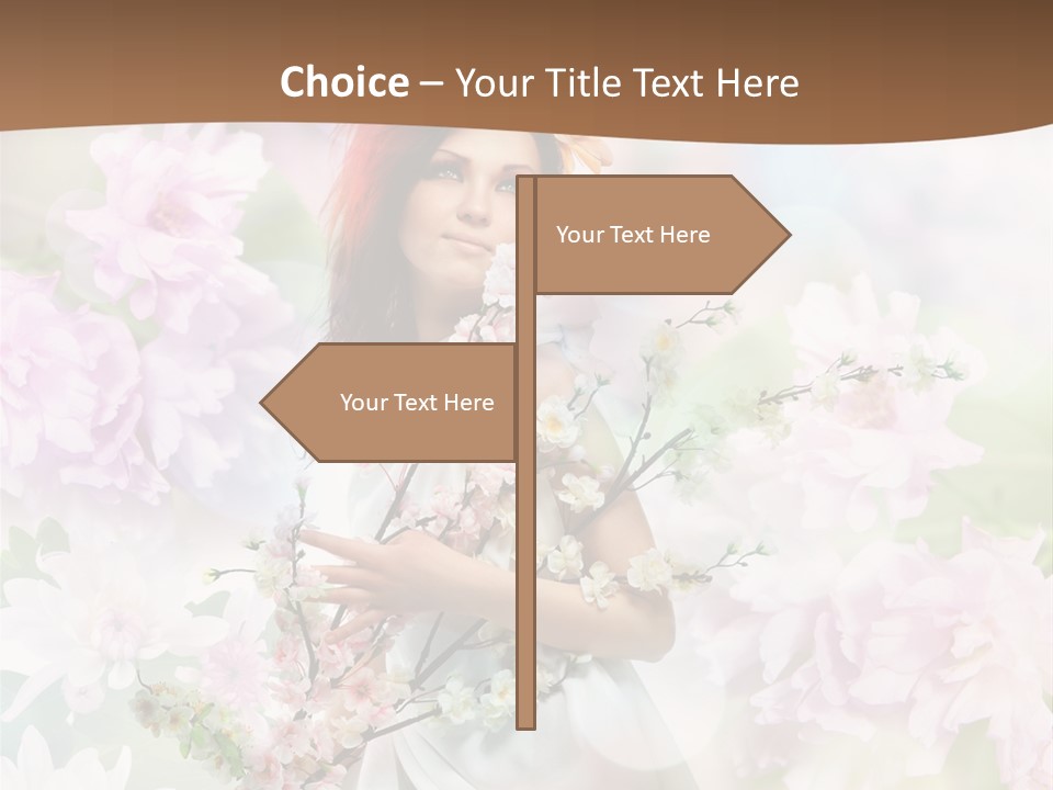 Close Up Cherry Body PowerPoint Template