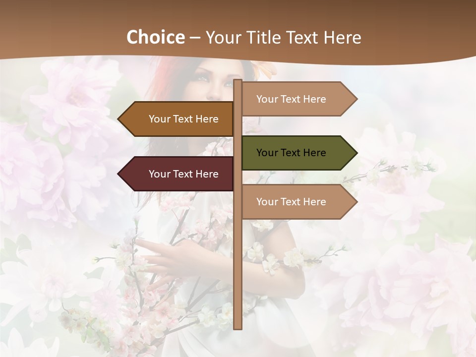 Close Up Cherry Body PowerPoint Template