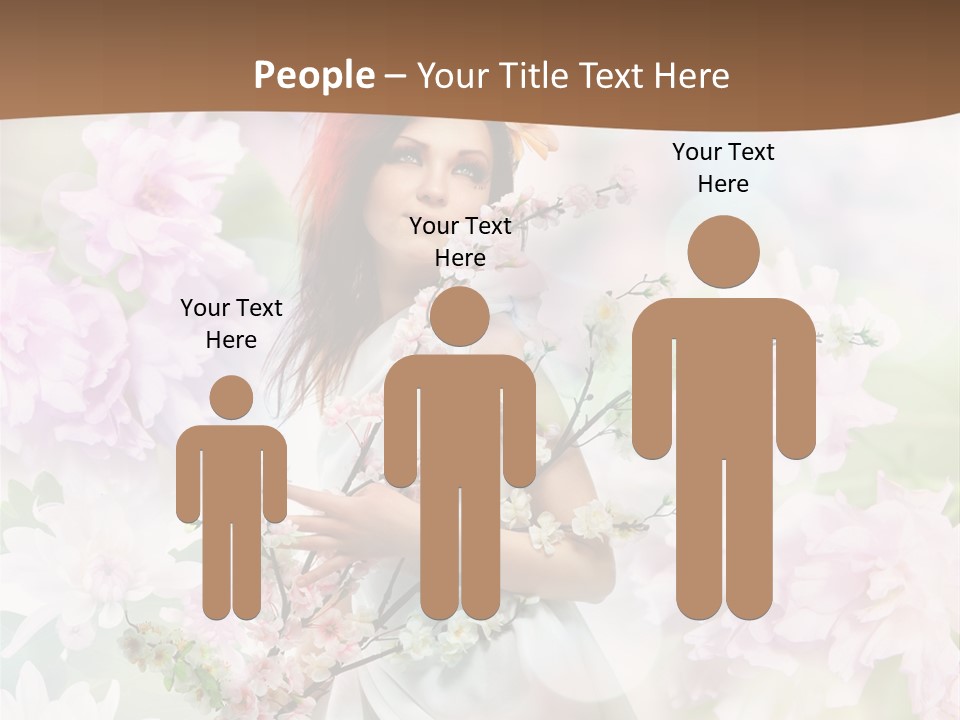 Close Up Cherry Body PowerPoint Template