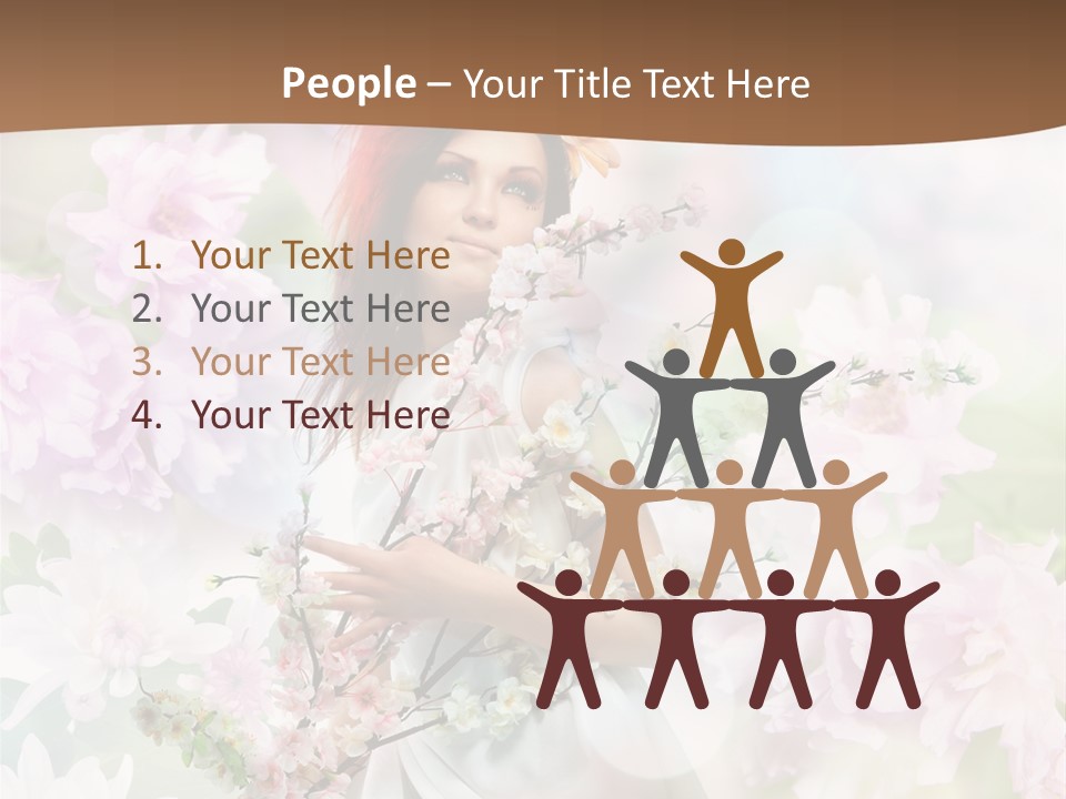 Close Up Cherry Body PowerPoint Template