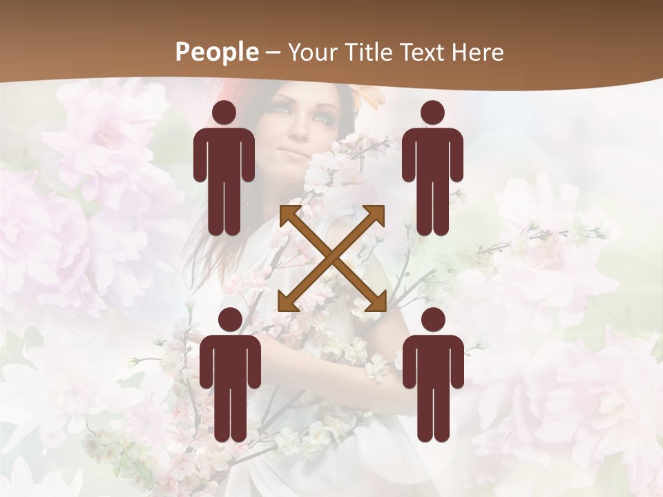 Close Up Cherry Body PowerPoint Template