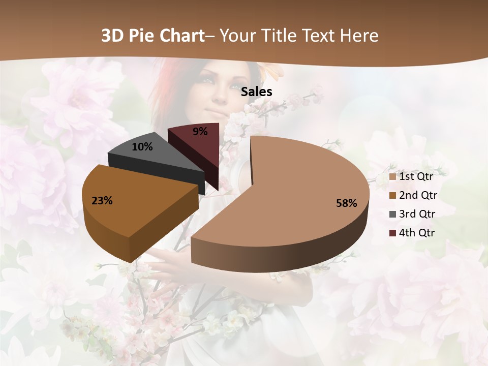 Close Up Cherry Body PowerPoint Template