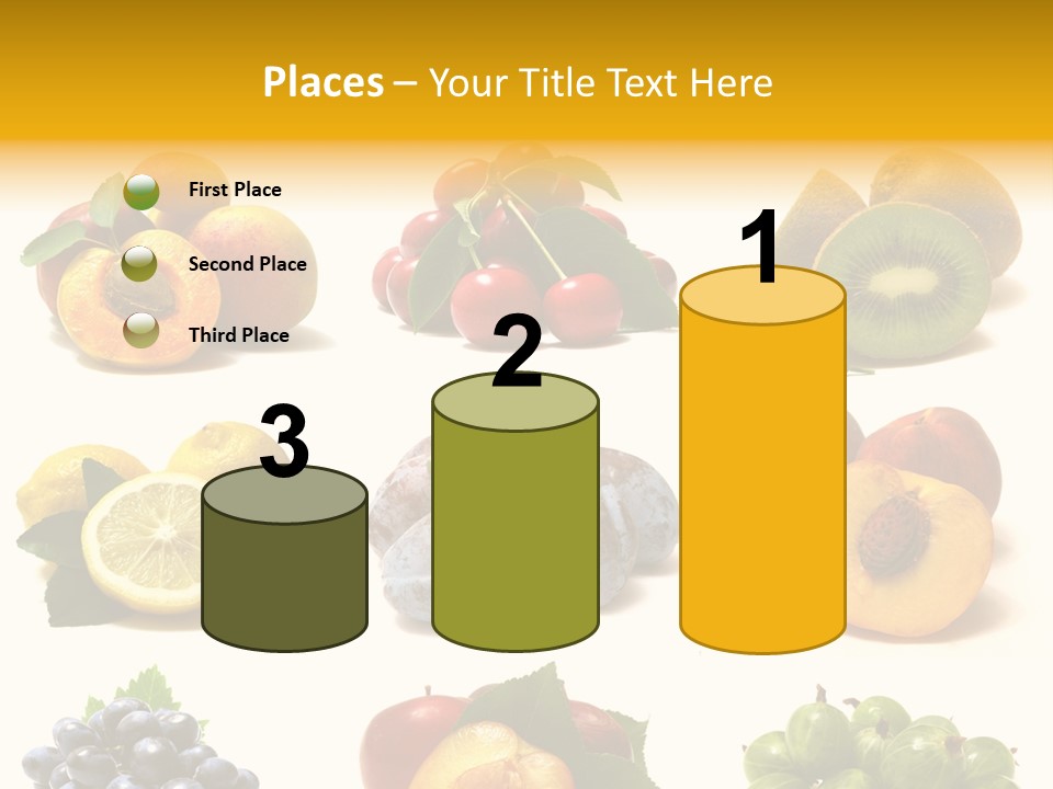 Strawberry Blackberry Melon PowerPoint Template