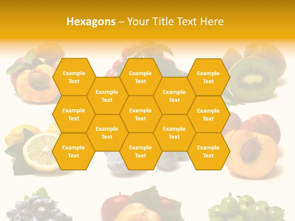 Strawberry Blackberry Melon PowerPoint Template