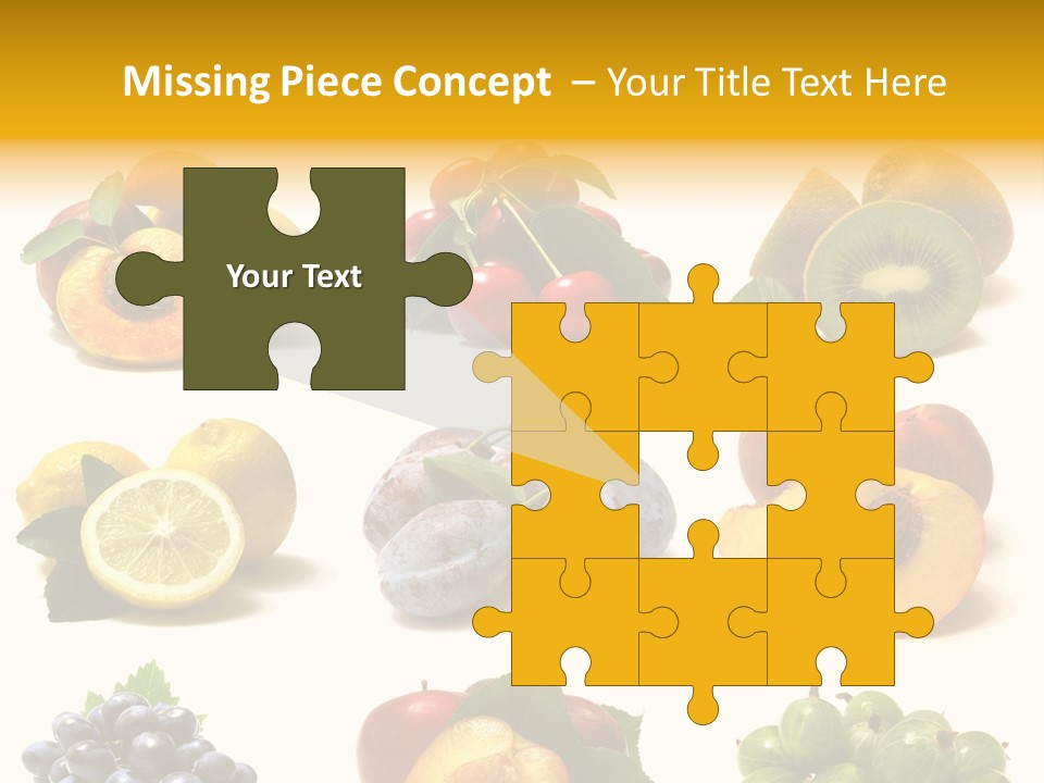 Strawberry Blackberry Melon PowerPoint Template