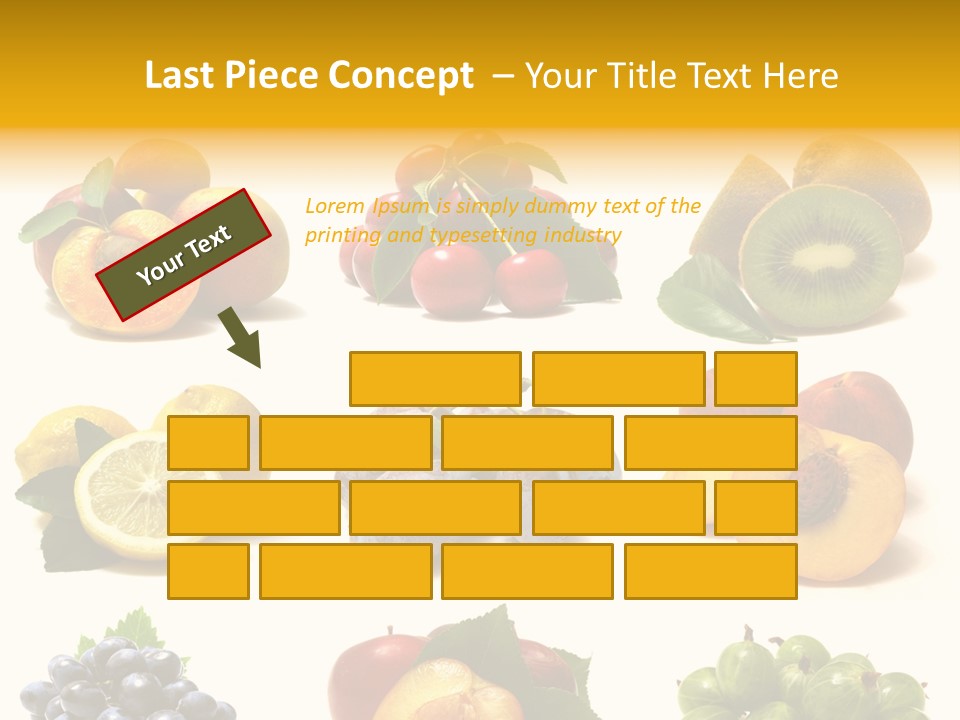 Strawberry Blackberry Melon PowerPoint Template