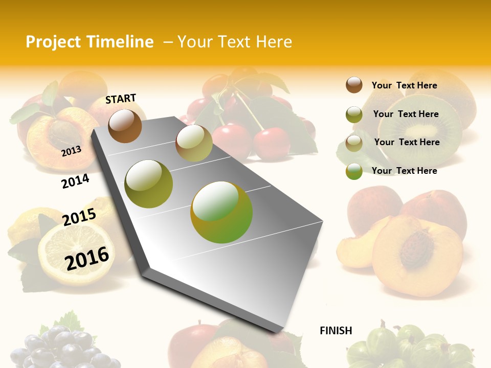 Strawberry Blackberry Melon PowerPoint Template
