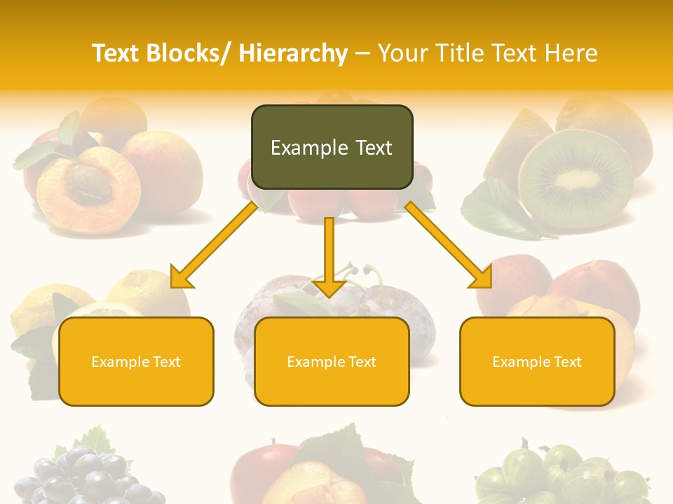 Strawberry Blackberry Melon PowerPoint Template