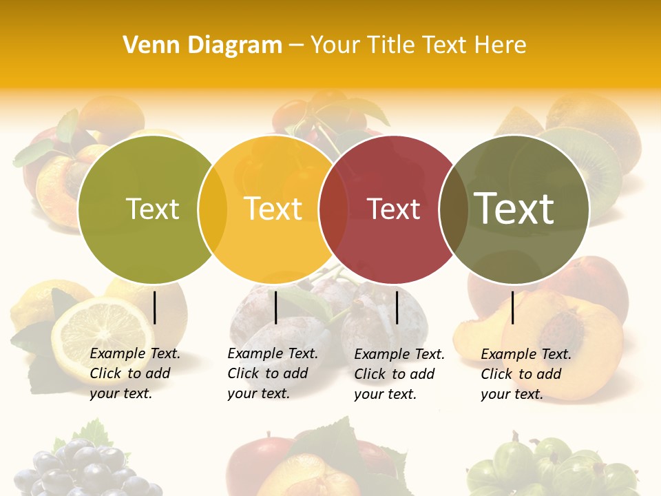 Strawberry Blackberry Melon PowerPoint Template