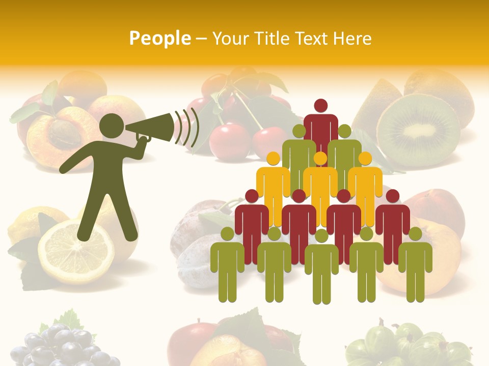 Strawberry Blackberry Melon PowerPoint Template