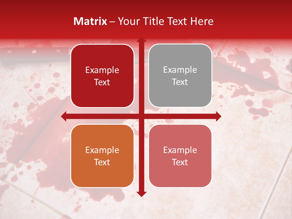 Die Red Suicide PowerPoint Template