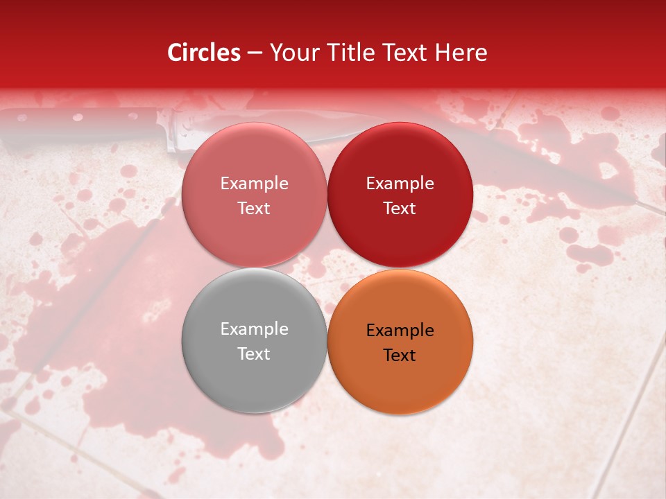 Die Red Suicide PowerPoint Template