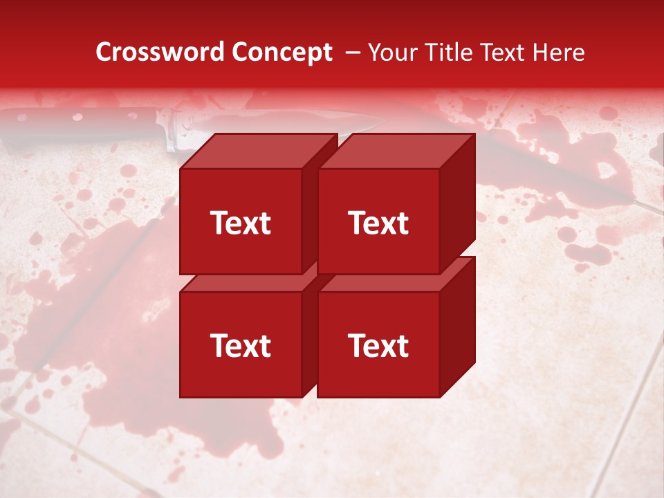 Die Red Suicide PowerPoint Template