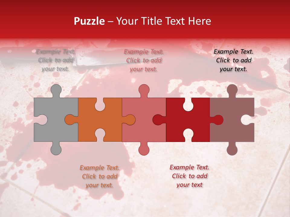 Die Red Suicide PowerPoint Template