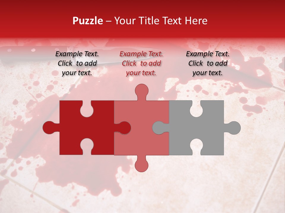 Die Red Suicide PowerPoint Template