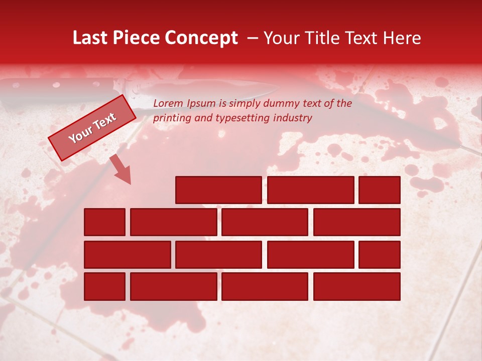 Die Red Suicide PowerPoint Template
