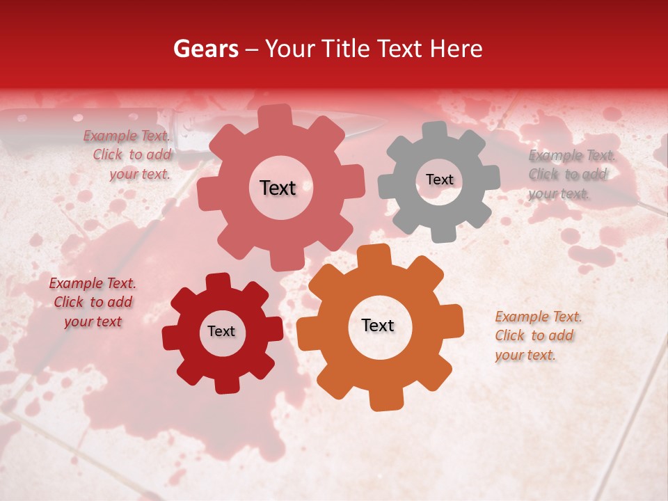 Die Red Suicide PowerPoint Template