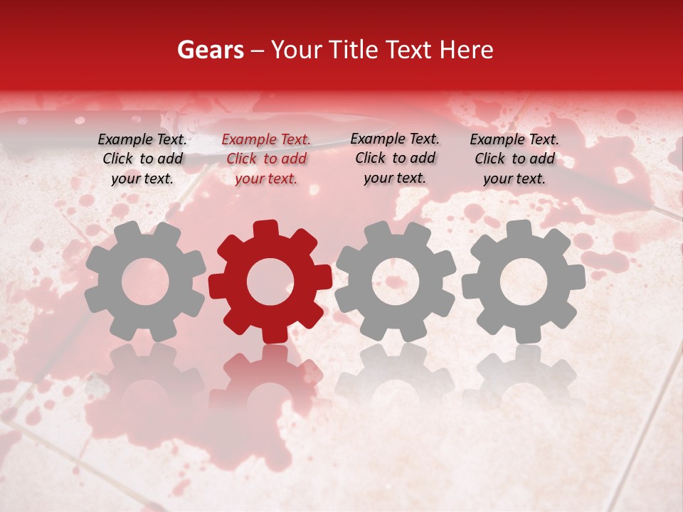 Die Red Suicide PowerPoint Template