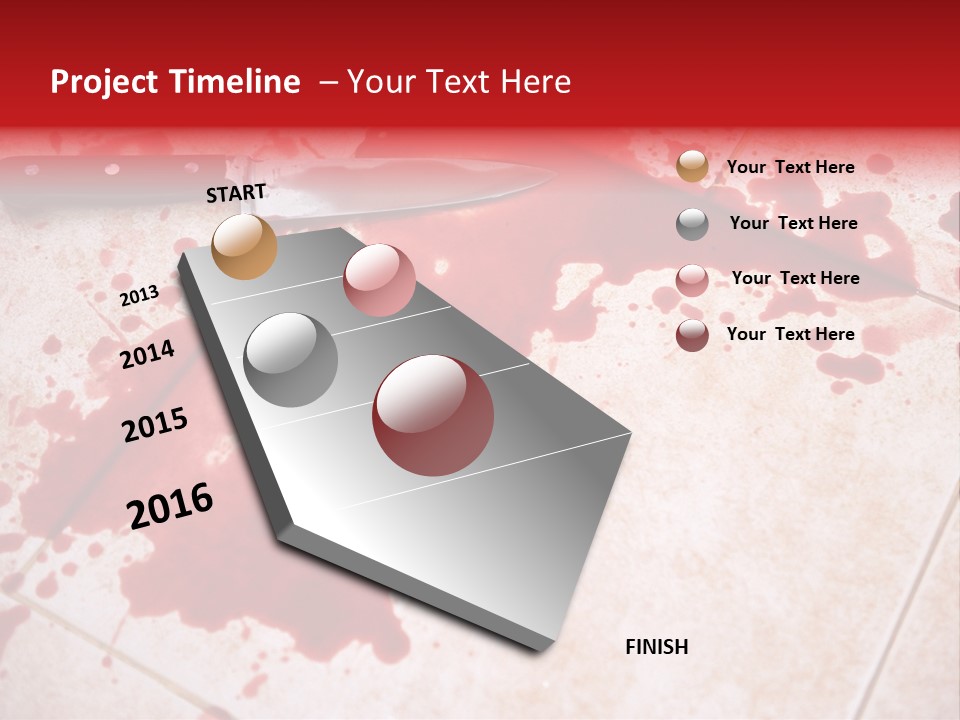 Die Red Suicide PowerPoint Template
