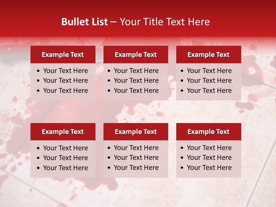 Die Red Suicide PowerPoint Template