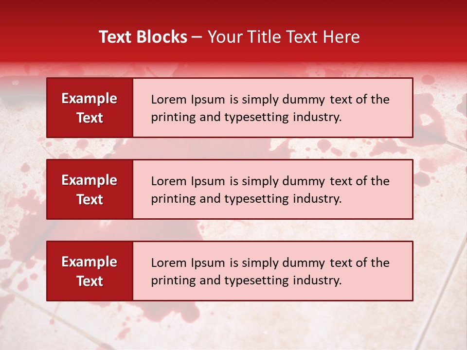 Die Red Suicide PowerPoint Template