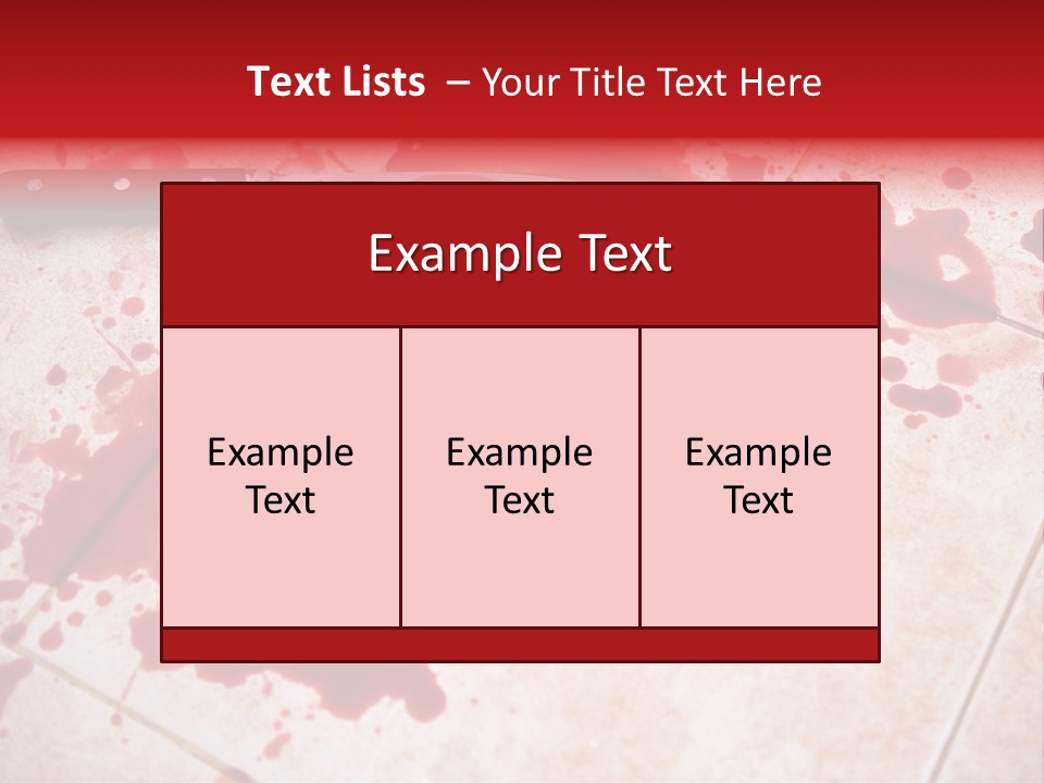 Die Red Suicide PowerPoint Template
