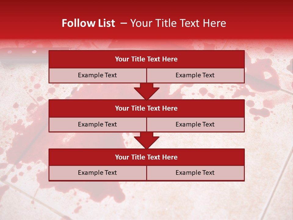 Die Red Suicide PowerPoint Template