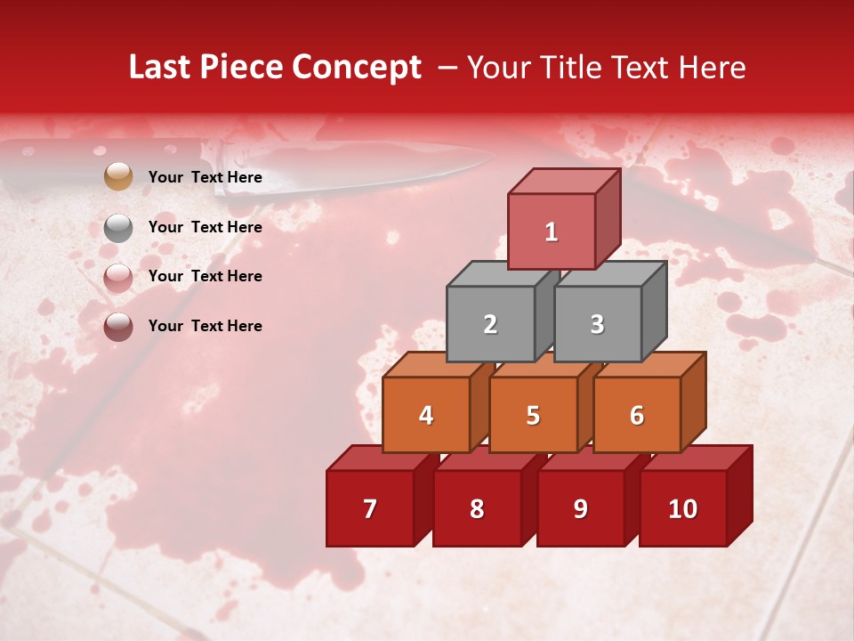 Die Red Suicide PowerPoint Template