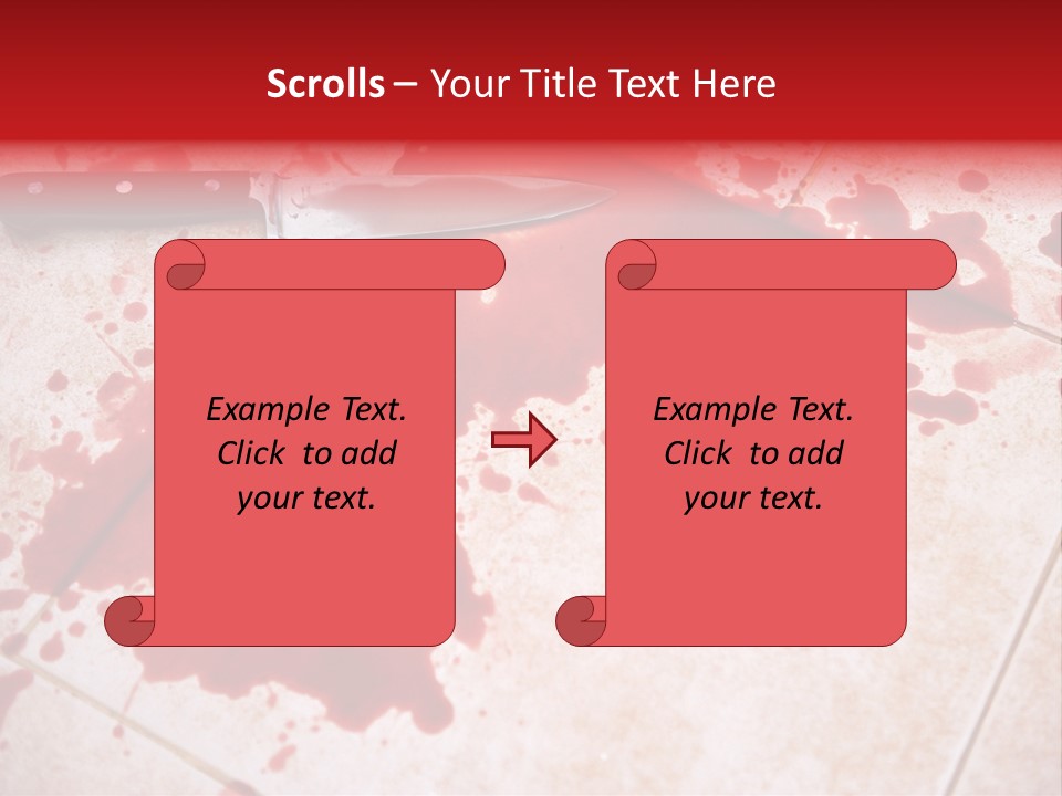 Die Red Suicide PowerPoint Template