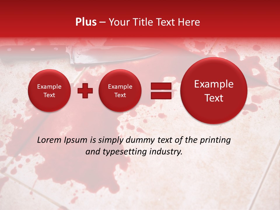 Die Red Suicide PowerPoint Template