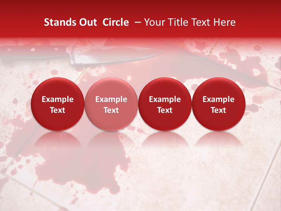 Die Red Suicide PowerPoint Template