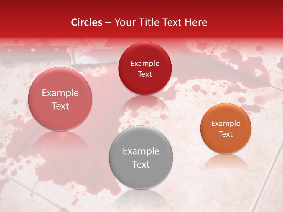 Die Red Suicide PowerPoint Template