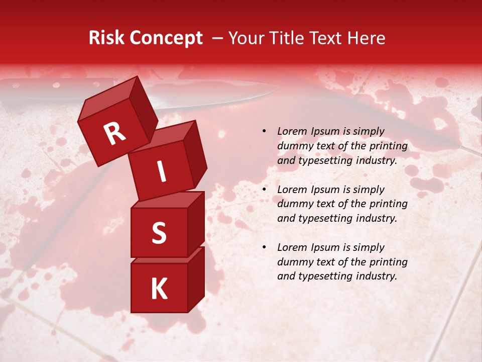 Die Red Suicide PowerPoint Template