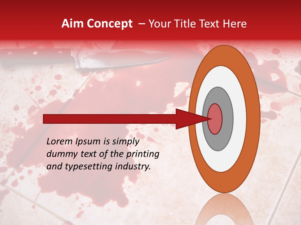 Die Red Suicide PowerPoint Template
