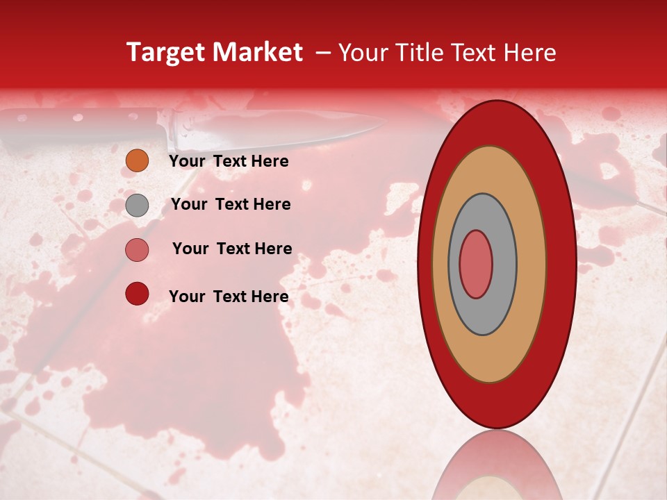 Die Red Suicide PowerPoint Template