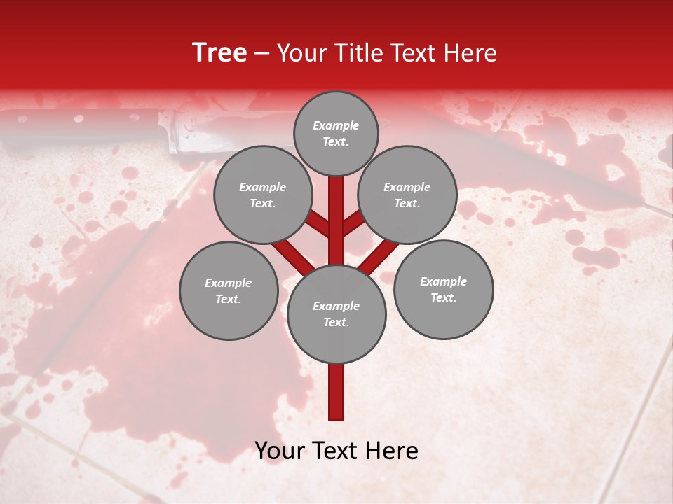 Die Red Suicide PowerPoint Template