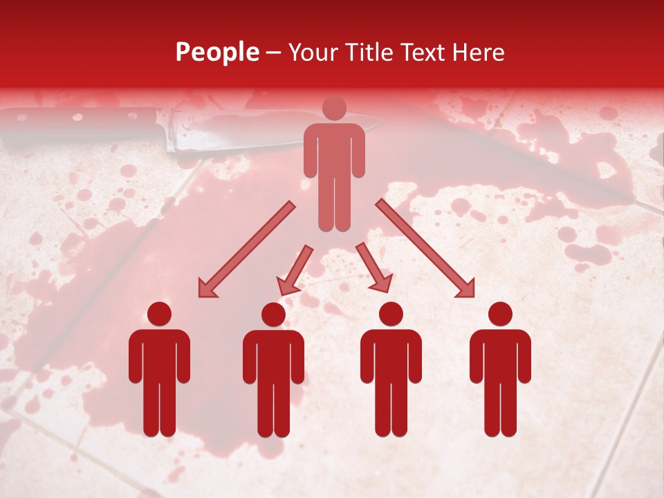 Die Red Suicide PowerPoint Template