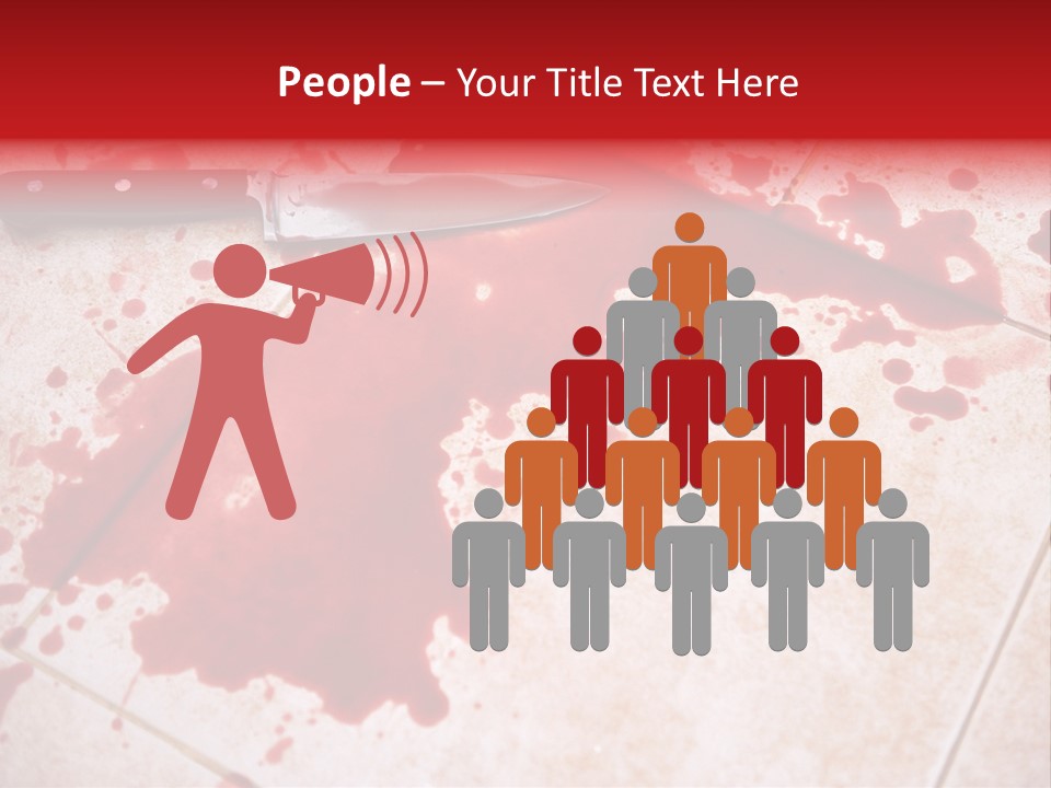 Die Red Suicide PowerPoint Template
