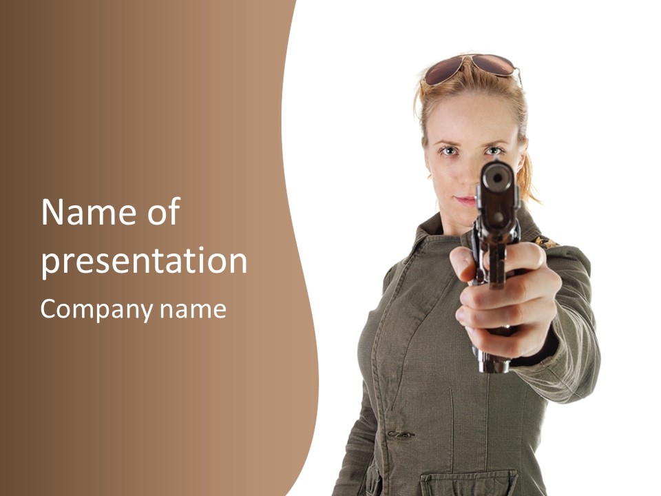 Shoot Nice Dangerous PowerPoint Template